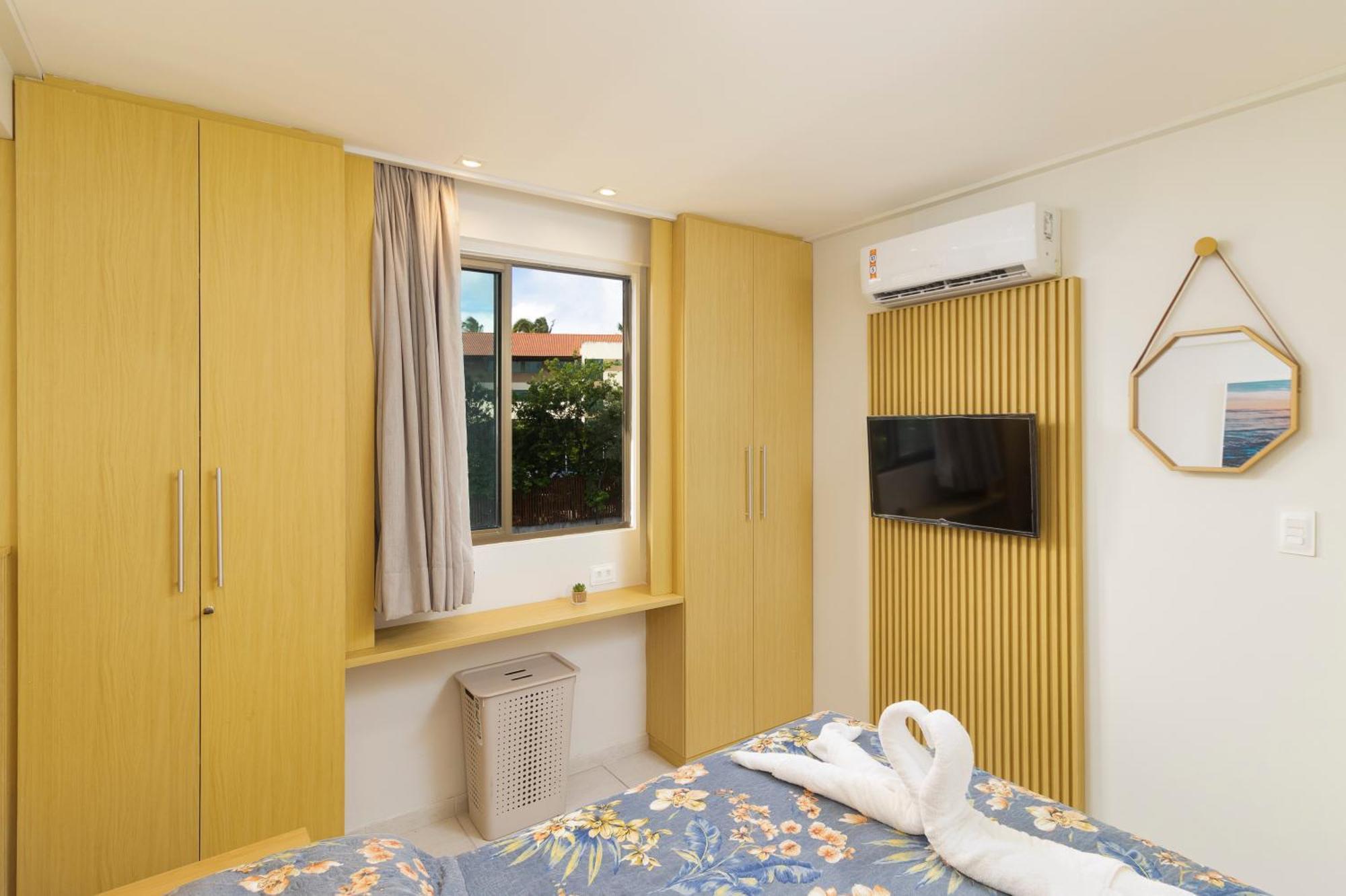 Flat Beach Class Muro Alto - Porto De Galinhas 02 Quartos Exterior photo